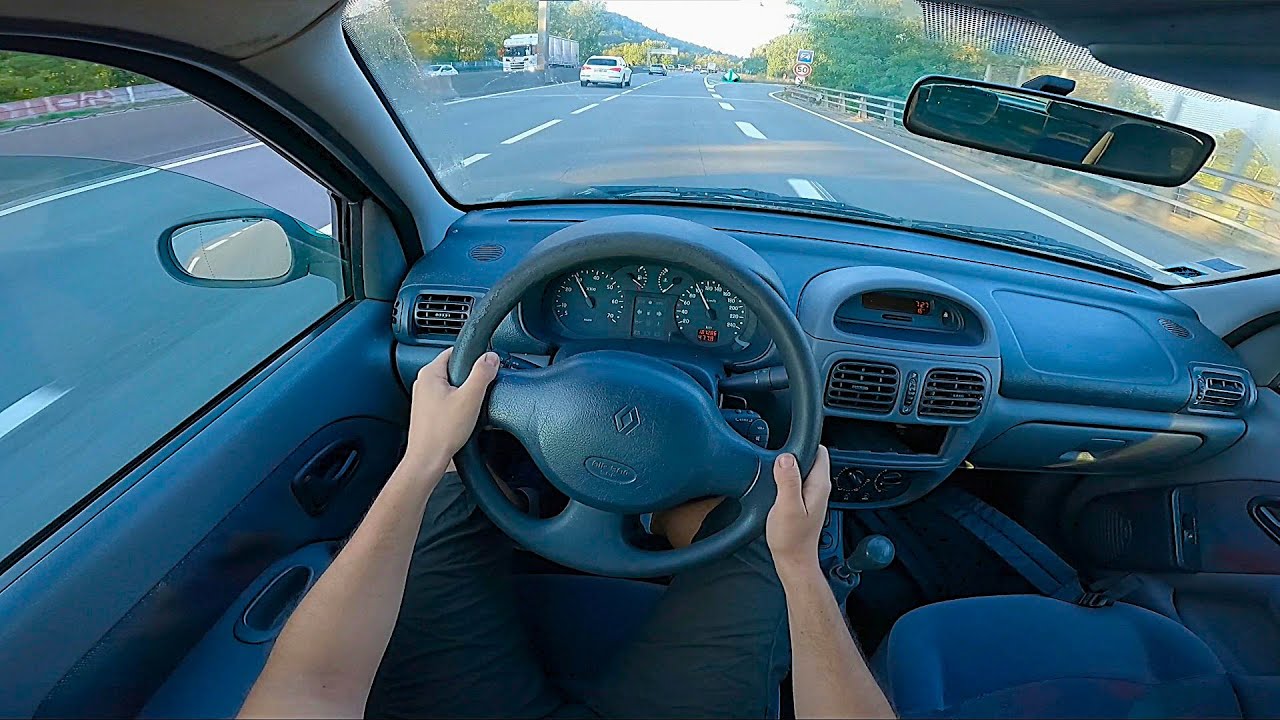 🔥 Renault Clio 2 II 1.4 8v 75 RXE 2001 POV Driving HD 4K - رونو كليو - Test Drive