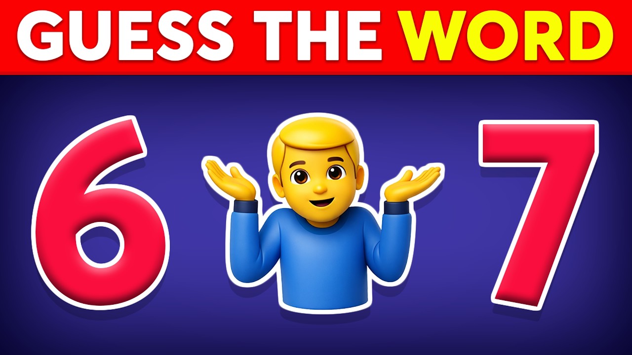 Can You Guess the WORD by Emoji? 🤔❓✅ Emoji Quiz (101 Words)