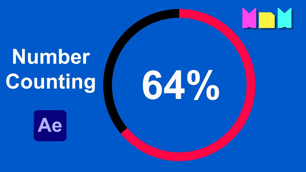 Numbers Counting Up Animation in After Effects | After Effects Tutorial