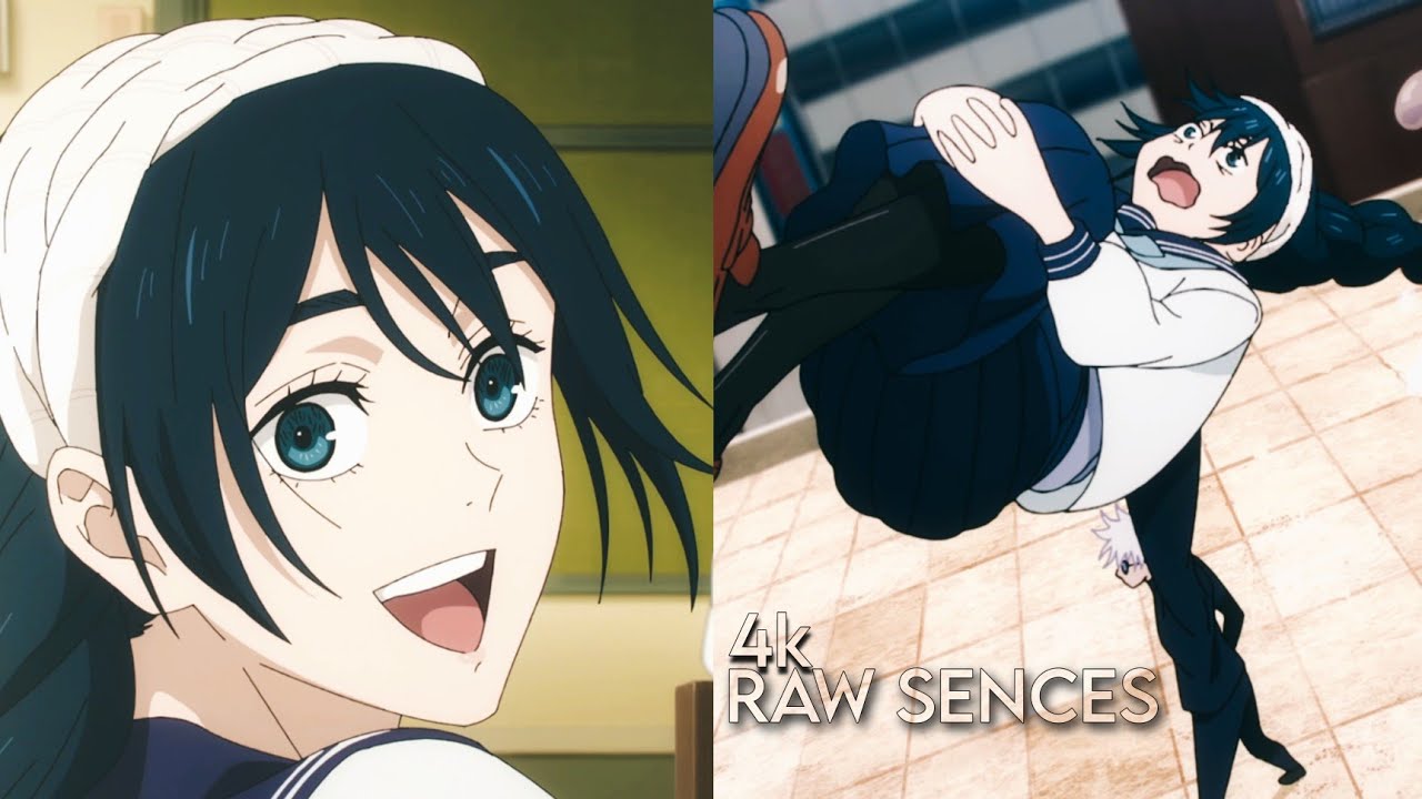 Riko Amanai Raw scenes 4K | Riko Raw Clips | Jujutsu Kaisen Season 2 EP 2 ( Anime Raw Clips )