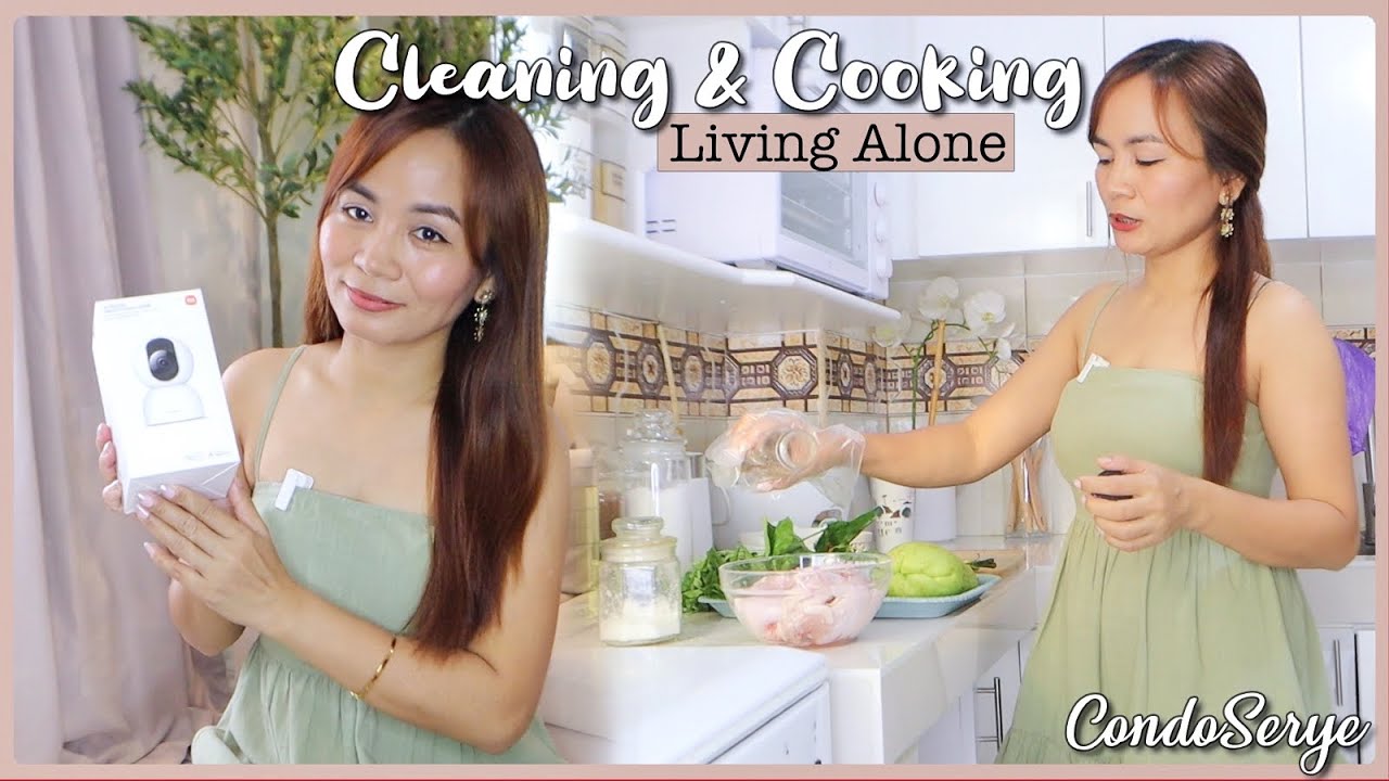 CondoSerye : Living Alone COOKING & CLEANING 😍