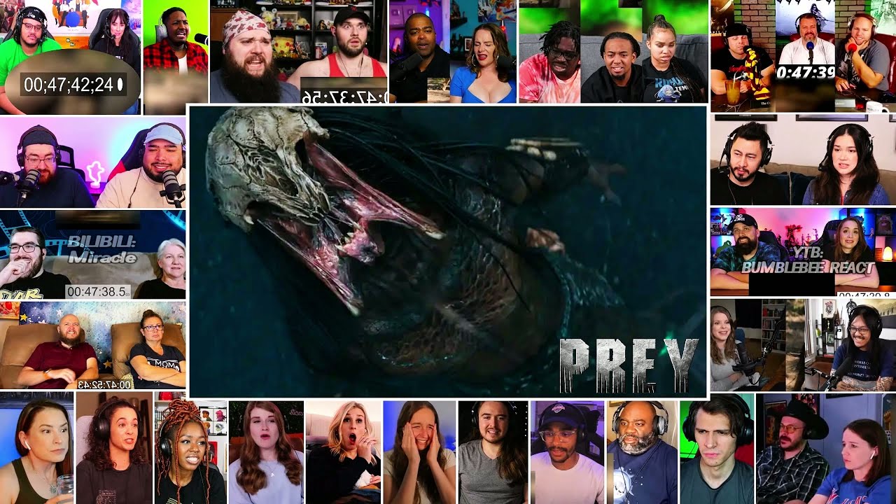 Predator Kills French Hunters | Prey (2022) reaction mashup