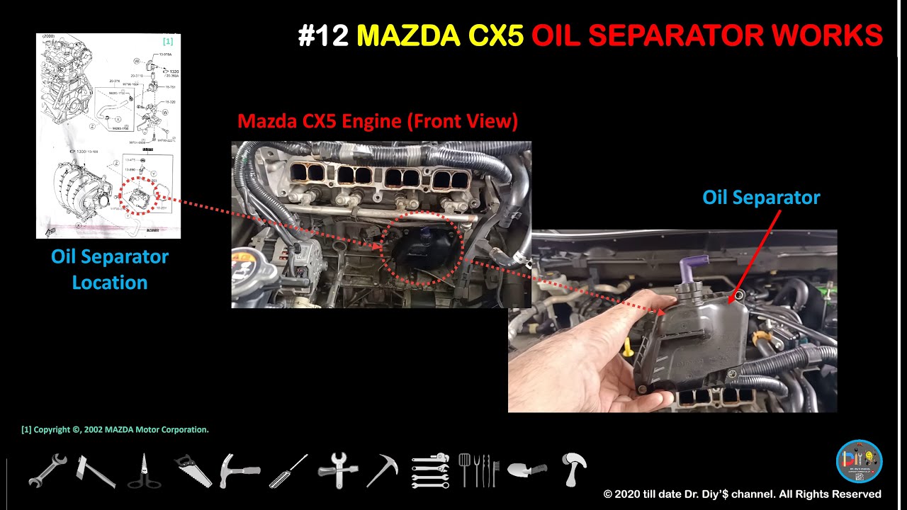 #12 Mazda CX5 Oil Separator Works