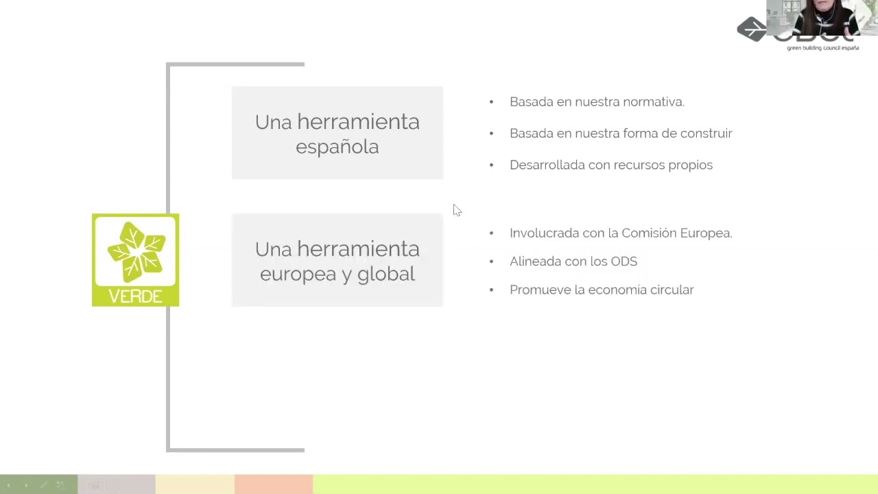 VERDE, Sistema de certificación sostenible