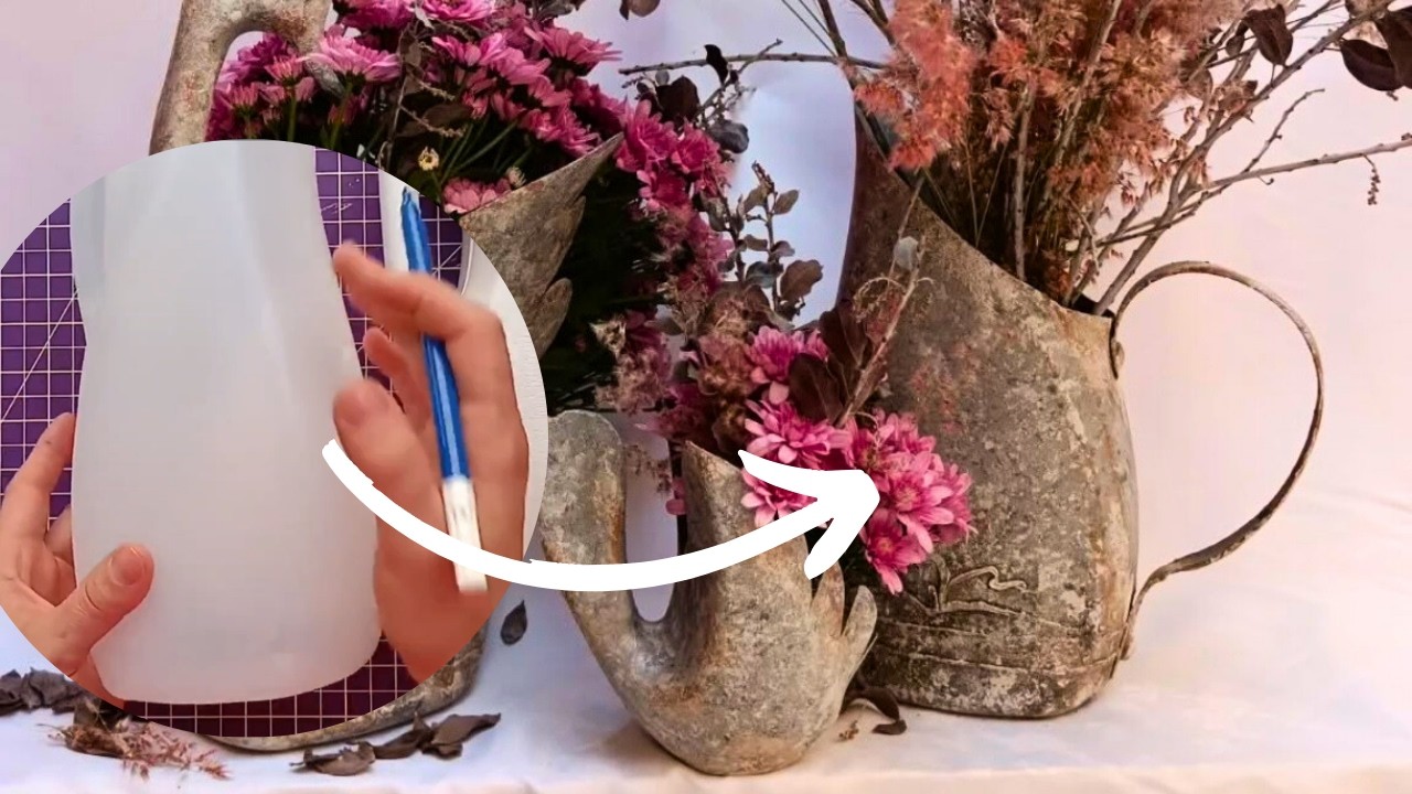 😱Como imitar METAL em PLÁSTICO: A técnica do Galvanizado Fake que ninguém te conta. Pintura realista