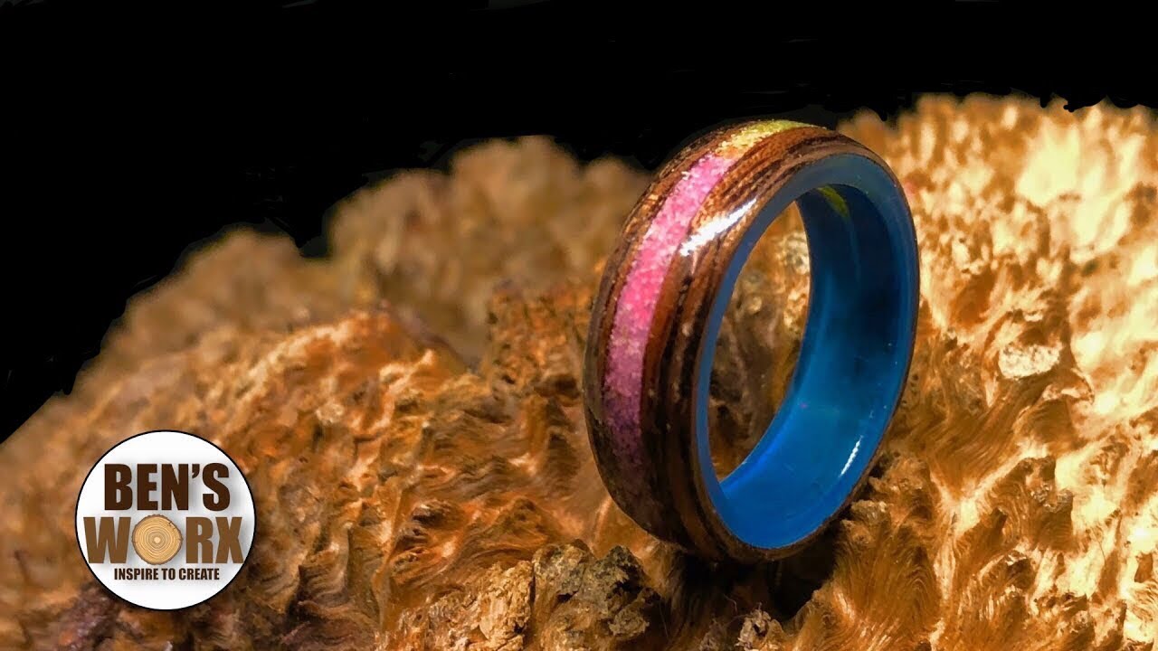 Making a bentwood ring from Blackwood and epoxy resin