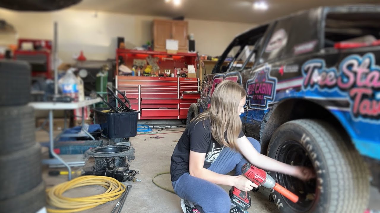 Getting my Wissota Pure Stock ready for the last race of 2025 at Ogilvie Raceway!