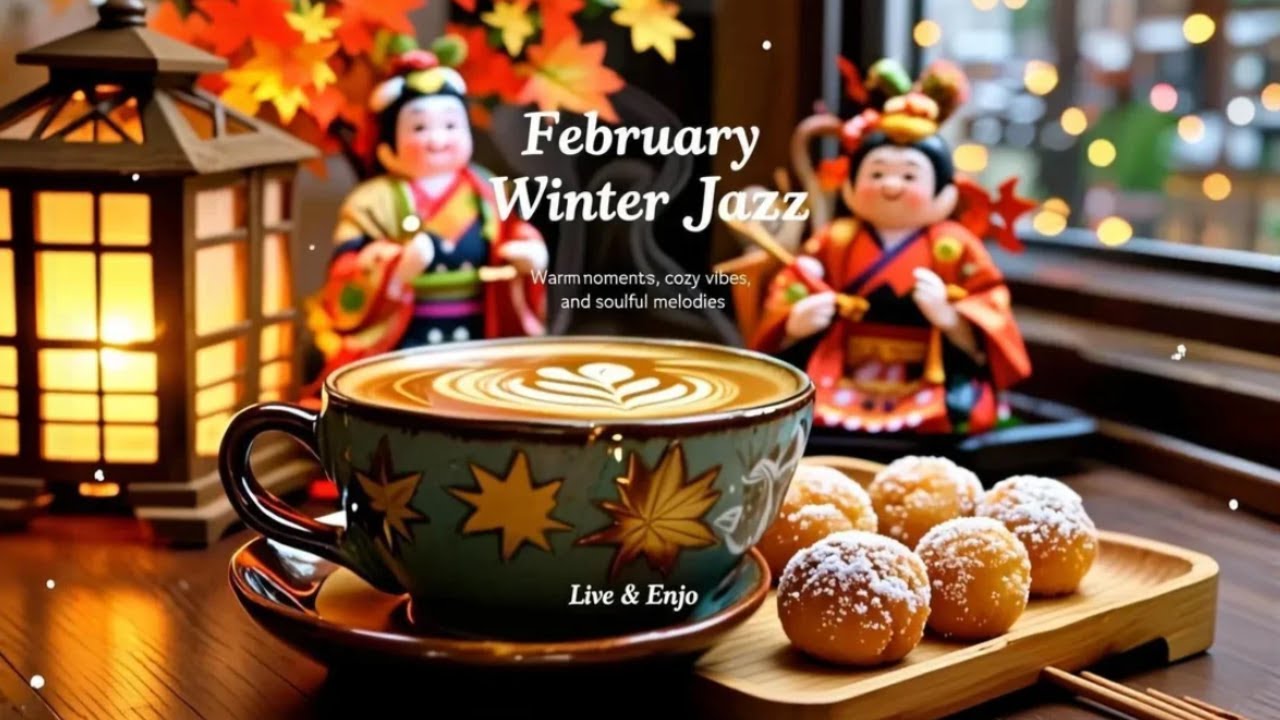 February Winter Jazz ❄️ Sweet Bossa Nova Piano Relaxing Light Jazz & Cozy Café Music for a Good Mood