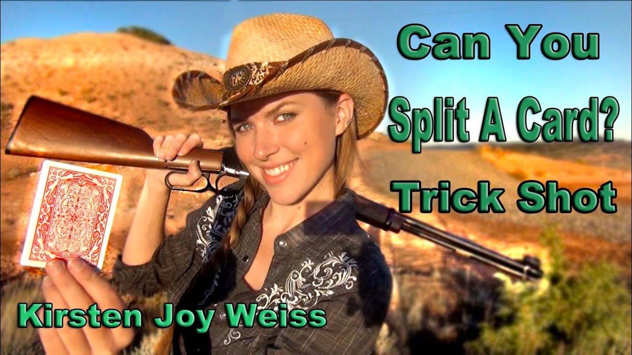 Can You Split A Card? - Annie Oakley - Trick Shot