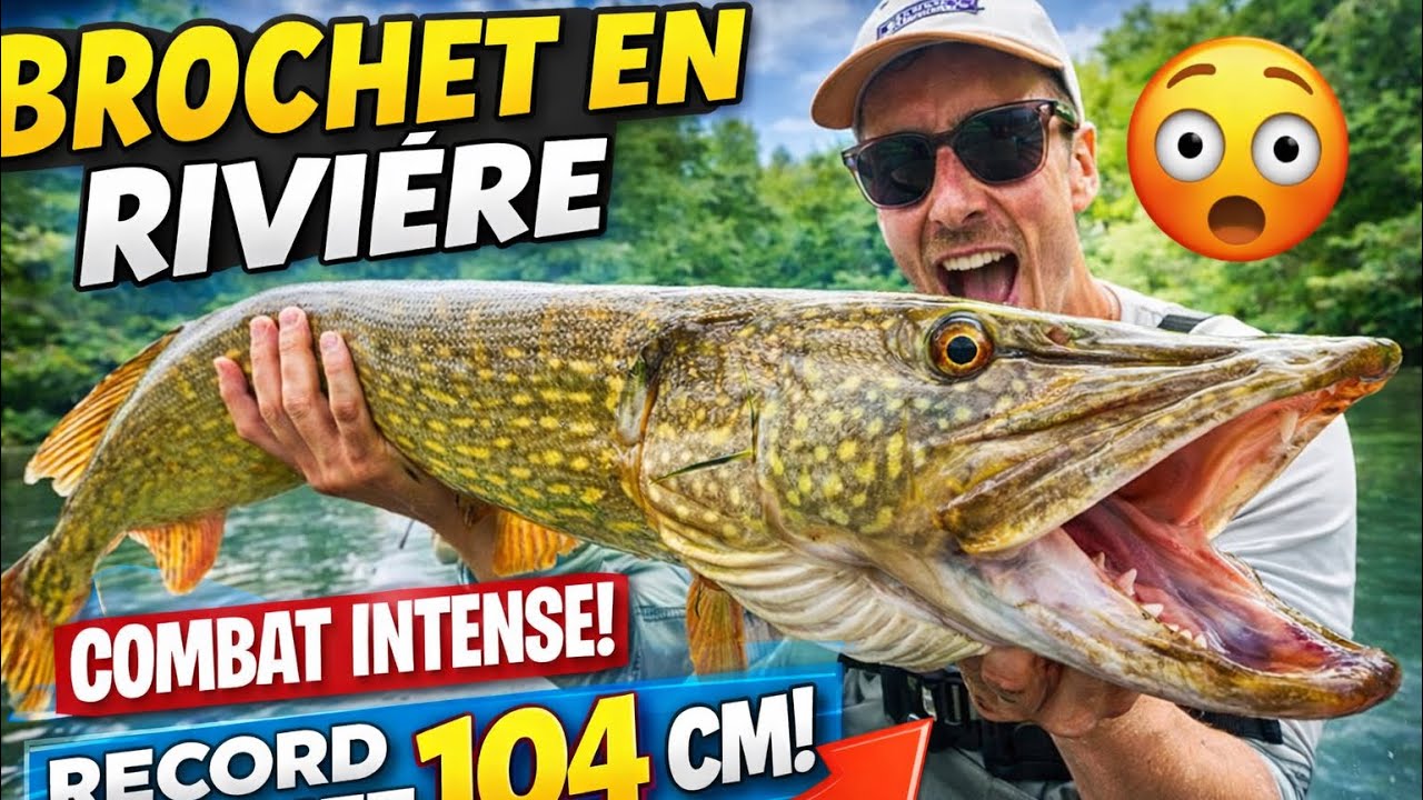 RECORD BROCHET en petite RIVIÈRE 