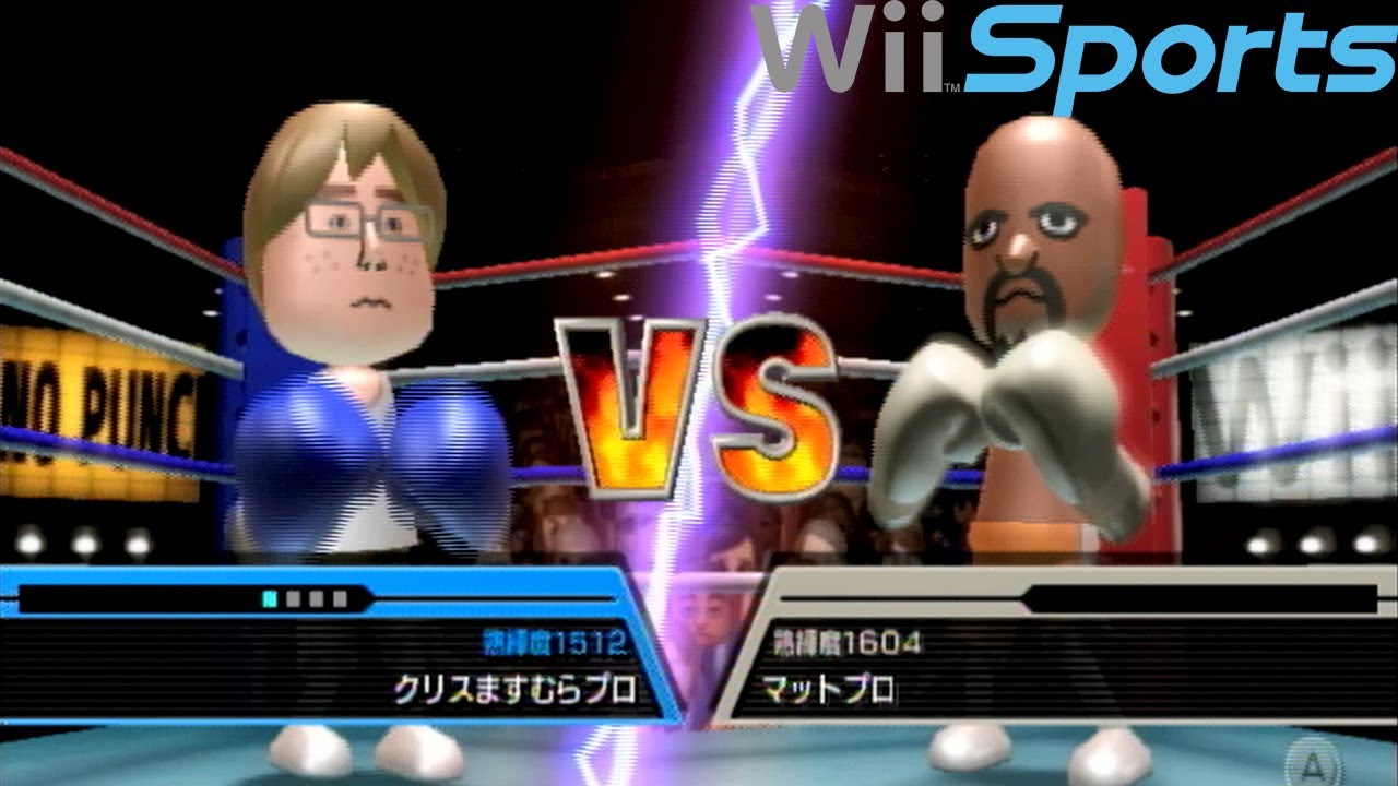 【1RKO】ボクシング チャンピオン マット【Wii Sports】