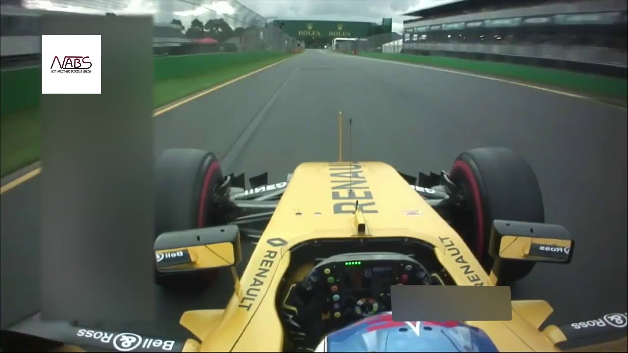 F1 2016 Renault RS16 Palmer Qualifying Onboard Australia Melbourne