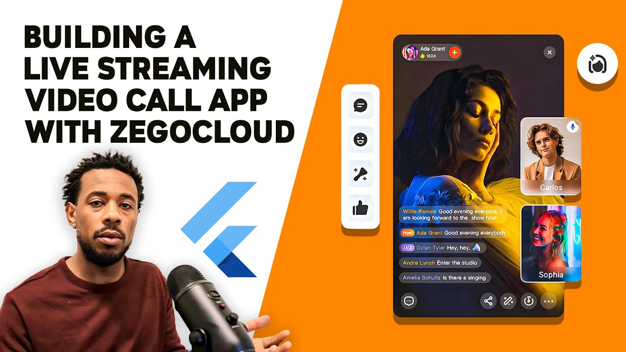 ZEGOCLOUD + Flutter | Live Streaming Video App | Quick 30-Minute Build Guide
