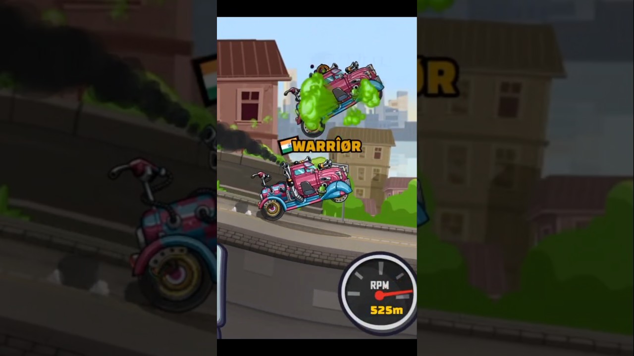 Can I Beat Hacker in Hill climb racing 2 ☠️ . #shorts #hillclimbracing2 #hcr2