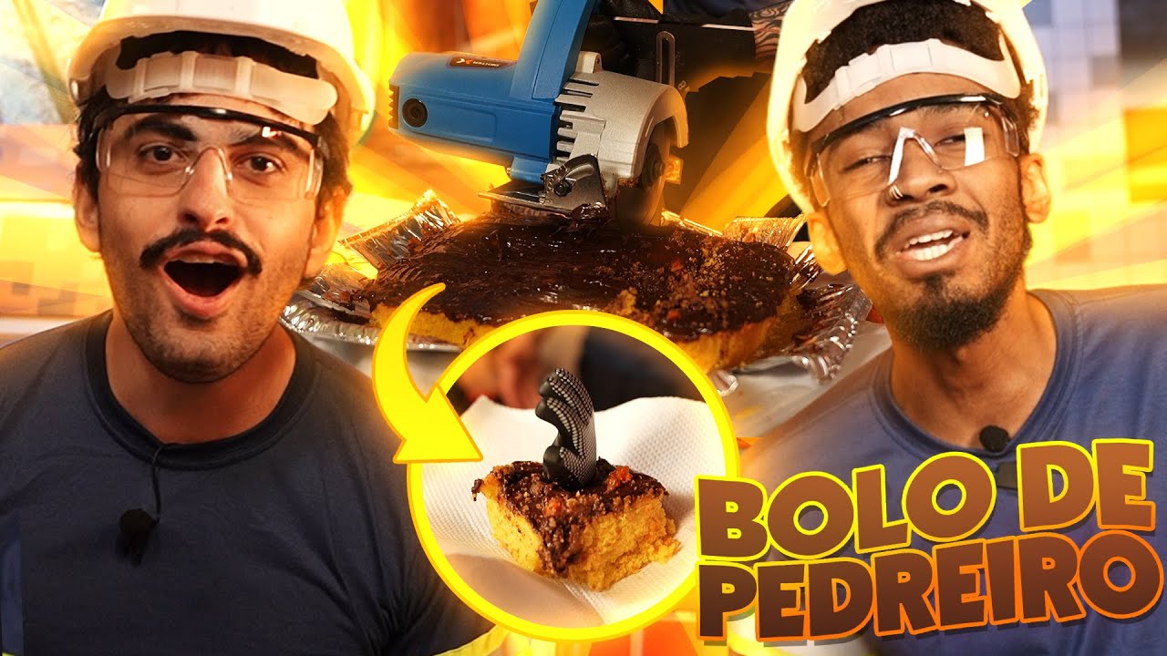COZINHANDO COM FERRAMENTAS DE PEDREIRO