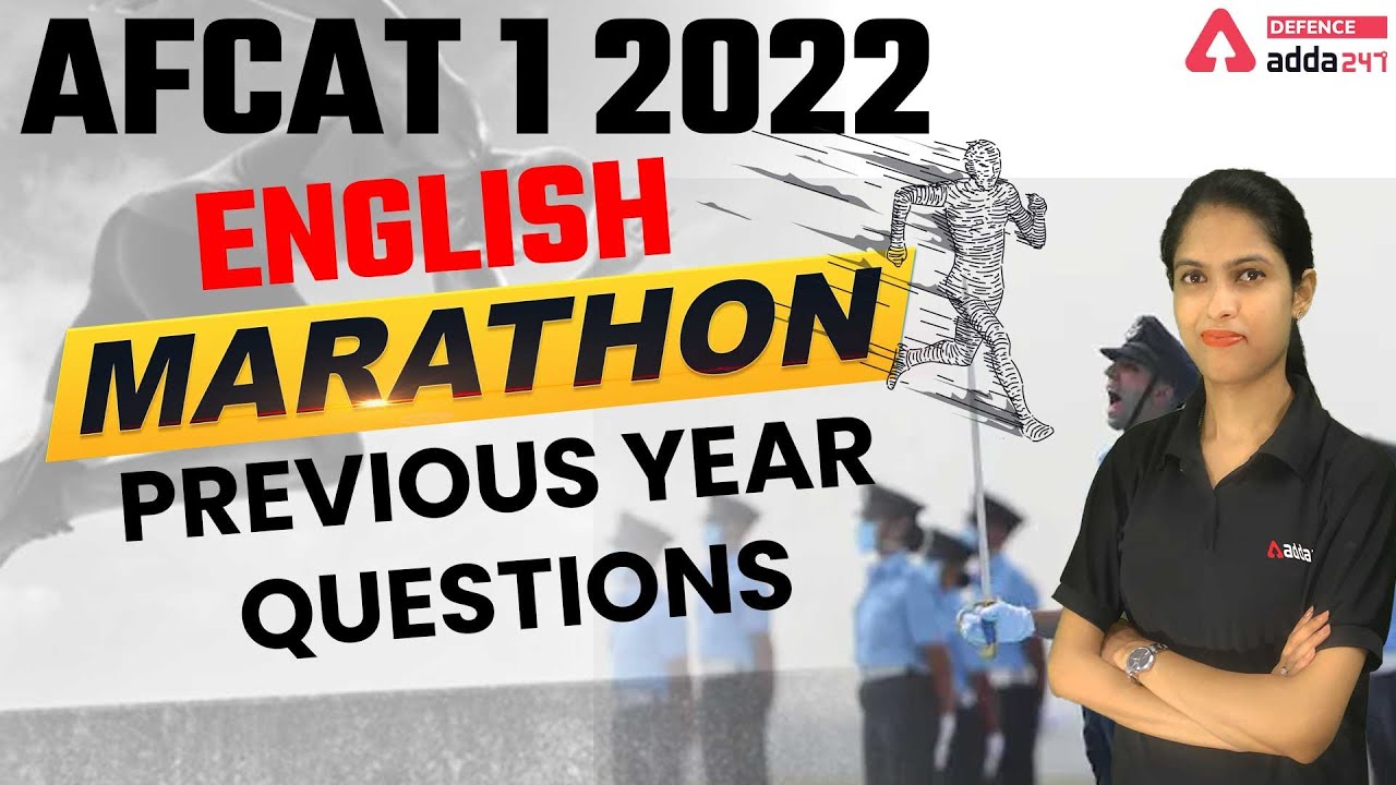 AFCAT 1 2022 | English Maha Marathon | Previous Year Questions | AFCAT 1 2022 Preparation