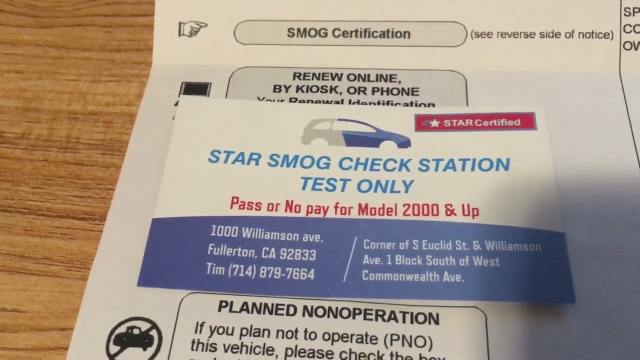 CA. If you need to smog to register your vehicle. It doesn&rsquo;t matter if you pay before after you smog