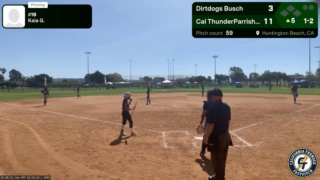 Cal ThunderParrish12 vs. Dirtdogs Busch (2026.03.15)