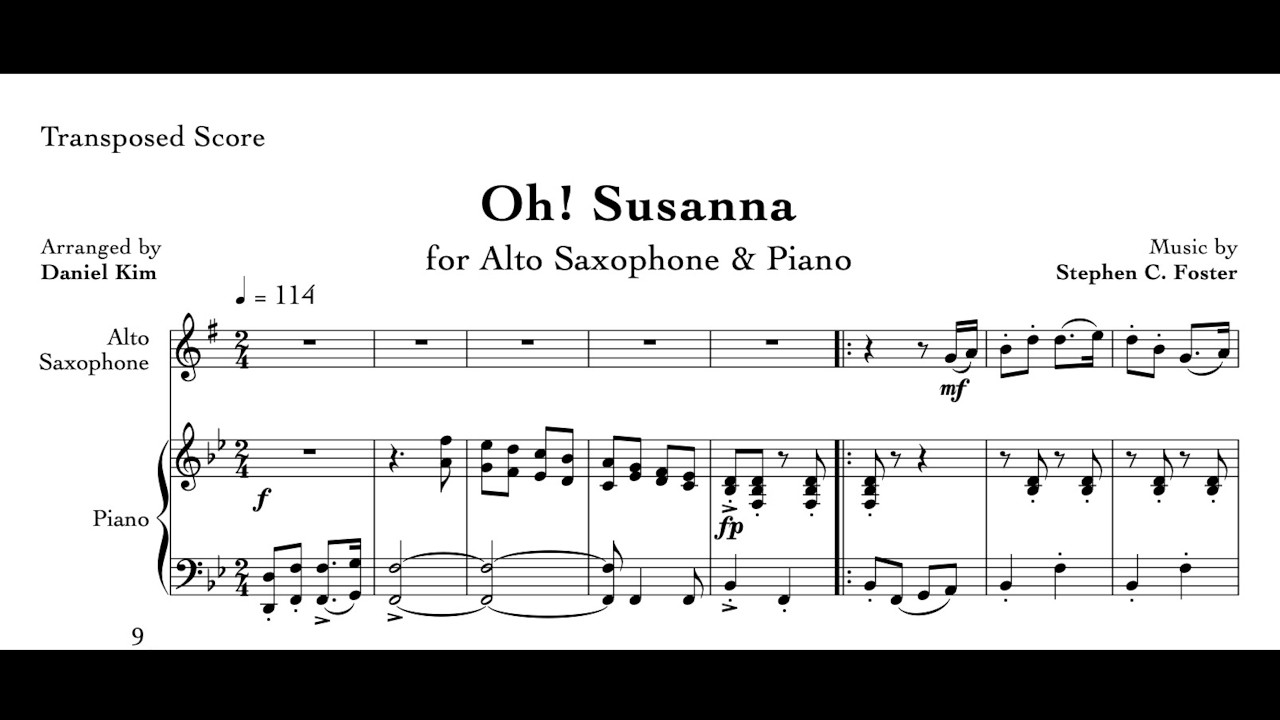 ARRANGE-A-DAY 15 | Oh! Susanna