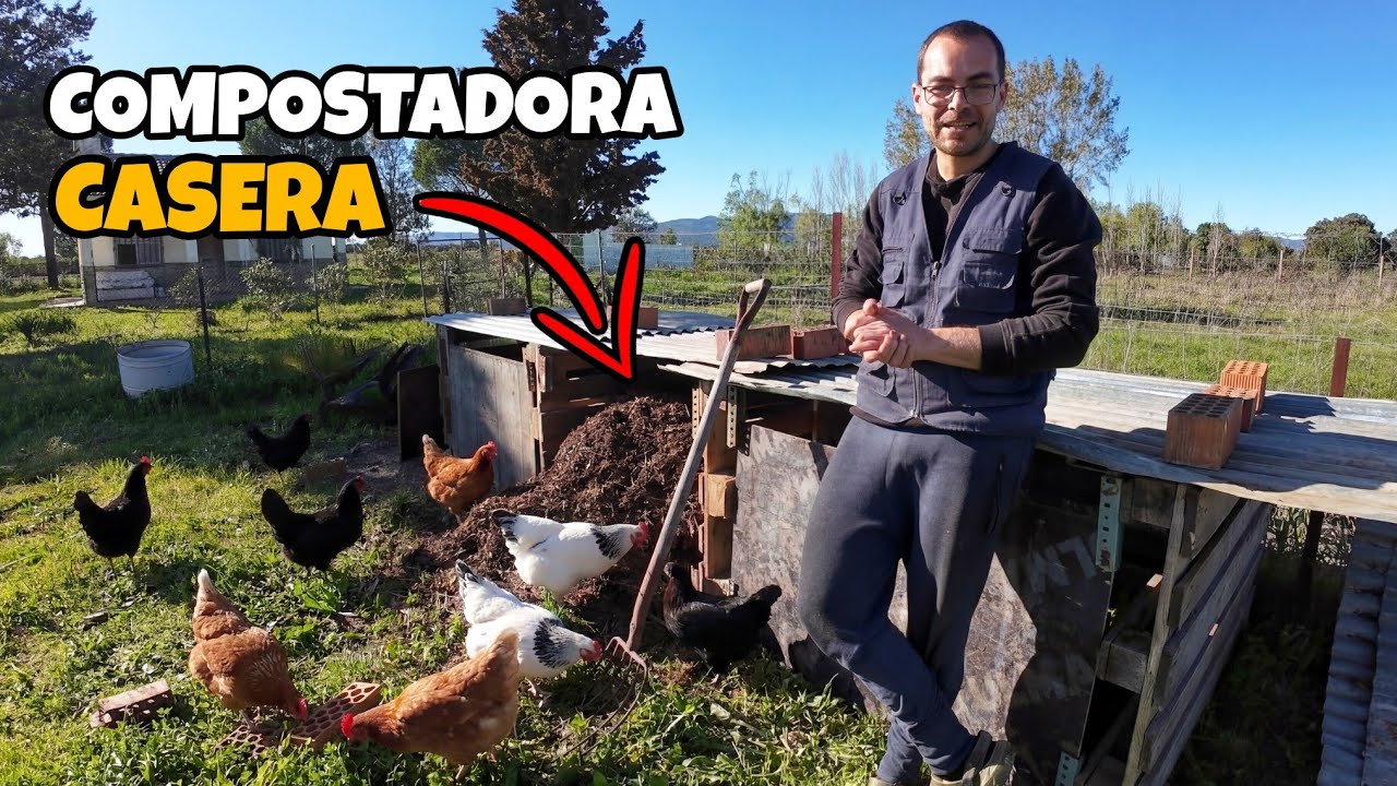 He fabricado una compostadora casera utilizando s&oacute;lo materiales reciclados.