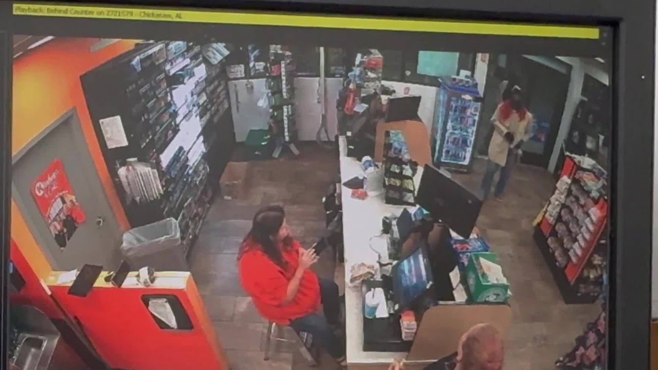 Suspects of the Chickasaw Circle K robbery caught on camera