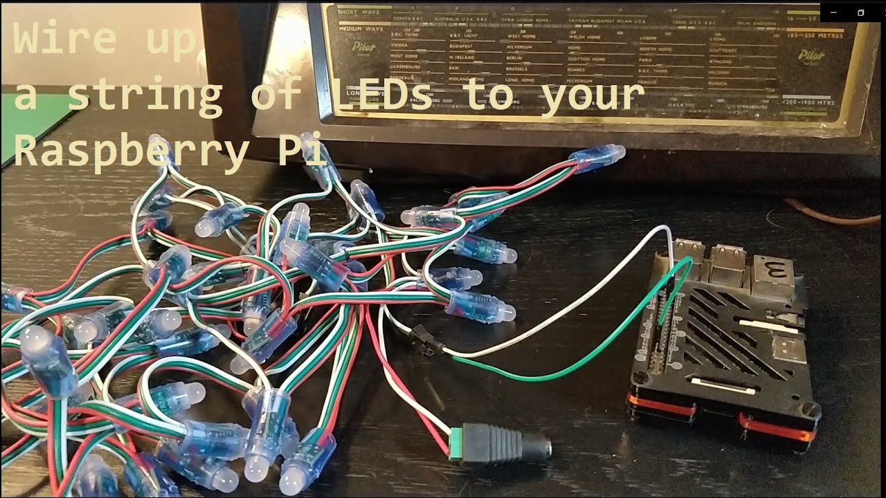 How to wire up WS2811 RGB LEDs to the Raspberry Pi