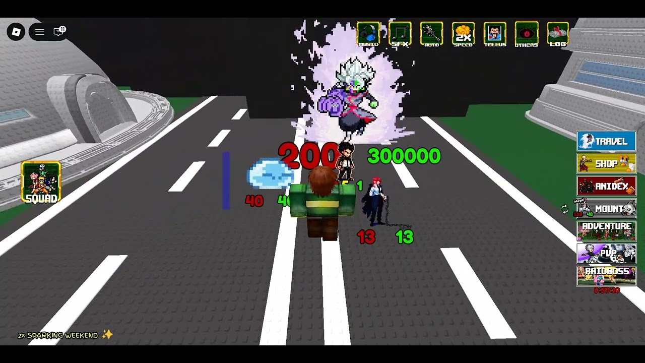 Beating every boss by using Subaru, Makima, Rimuru Tempest on AniPixels // Roblox