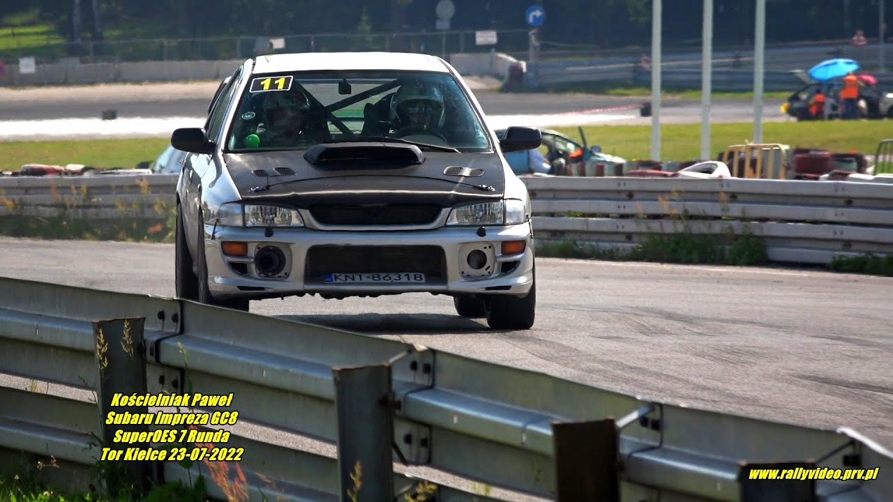 Kościelniak Paweł - Subaru Impreza GC8 - SuperOES 7 Runda Tor Kielce 23-07-2022