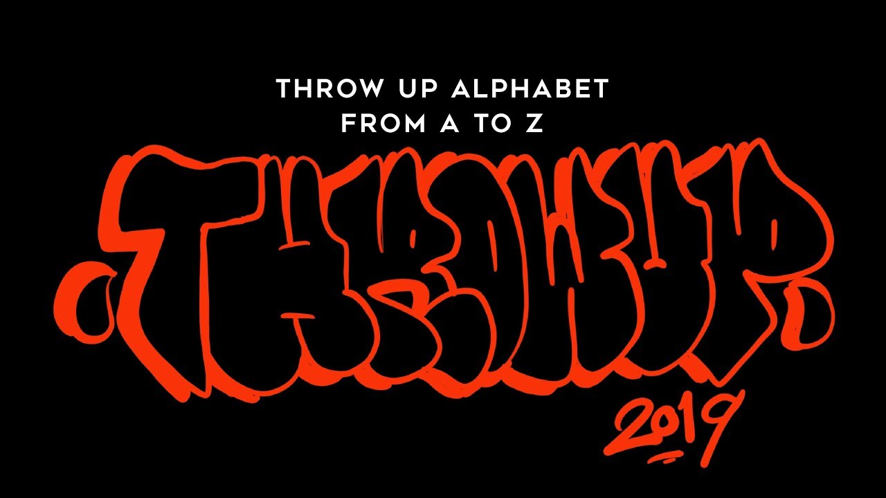 throw ups alphabet from a to z