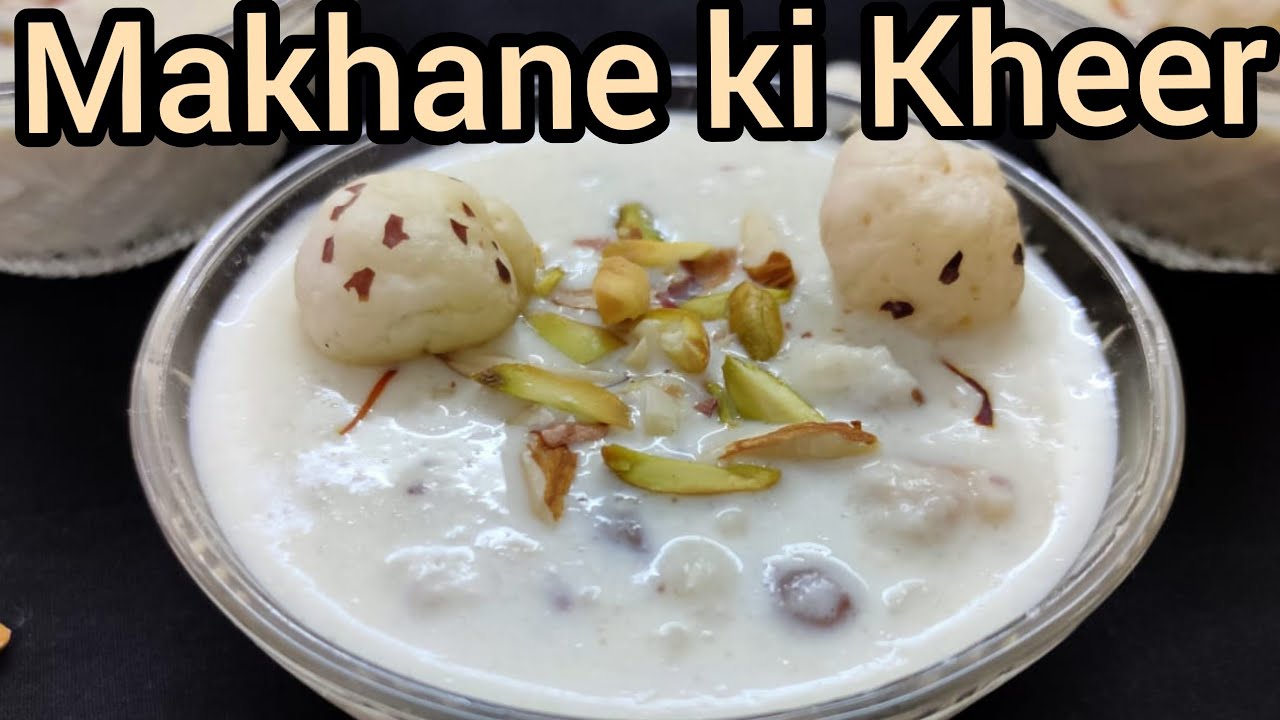 Makhane ki Healthy Kheer |Fasting Special Recipe | व्रत में बनाएं मखाने की टेस्टी खीर| Kheer recipe