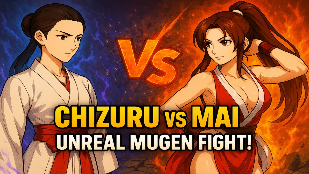 🔥 Chizuru vs Mai Shiranui | Legendary KOF MUGEN Duel 💥💃 Ultimate Showdown!