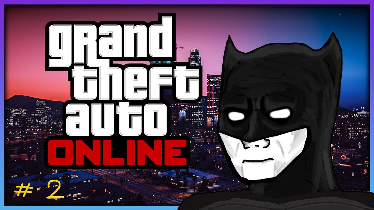 BATMAN in GTA online #2 ( destroying griffer and more )