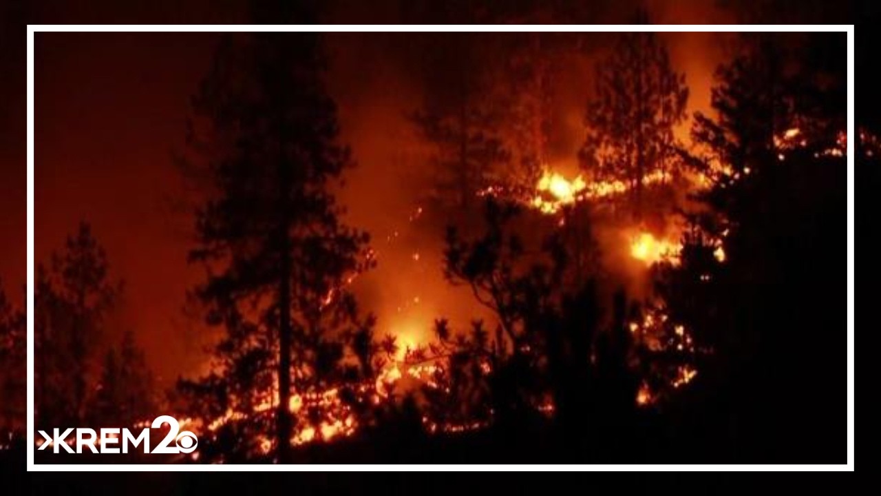 Autumn Lane Fire continues to burn near Nine Mile Falls