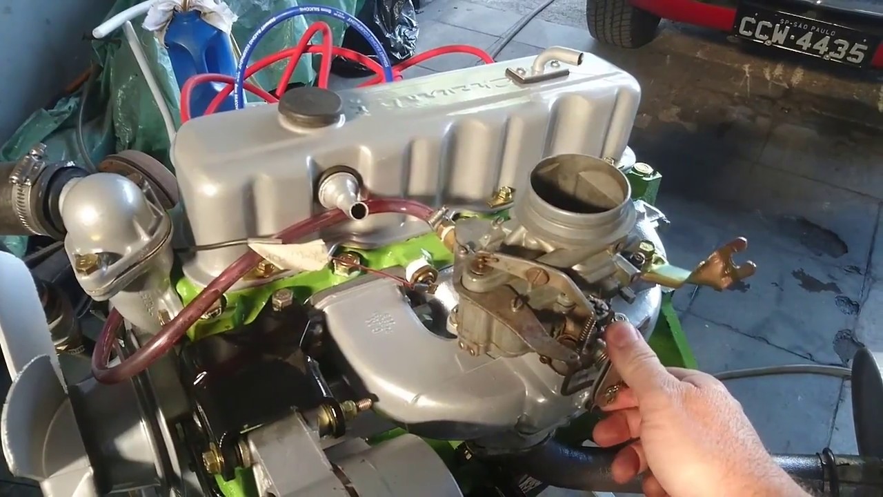 PRIMEIRA PARTIDA DO MOTOR 4 CILINDROS DO OPALA. PROCESSO ENGINE BREAK IN COMPLETO.