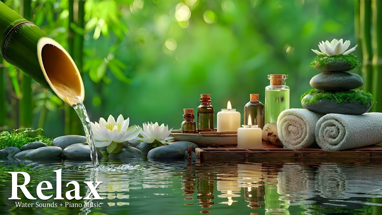 Healing Music with Water Sounds 🌿 Deep Healing to Release Stress, Worry & Emotional Fatigue