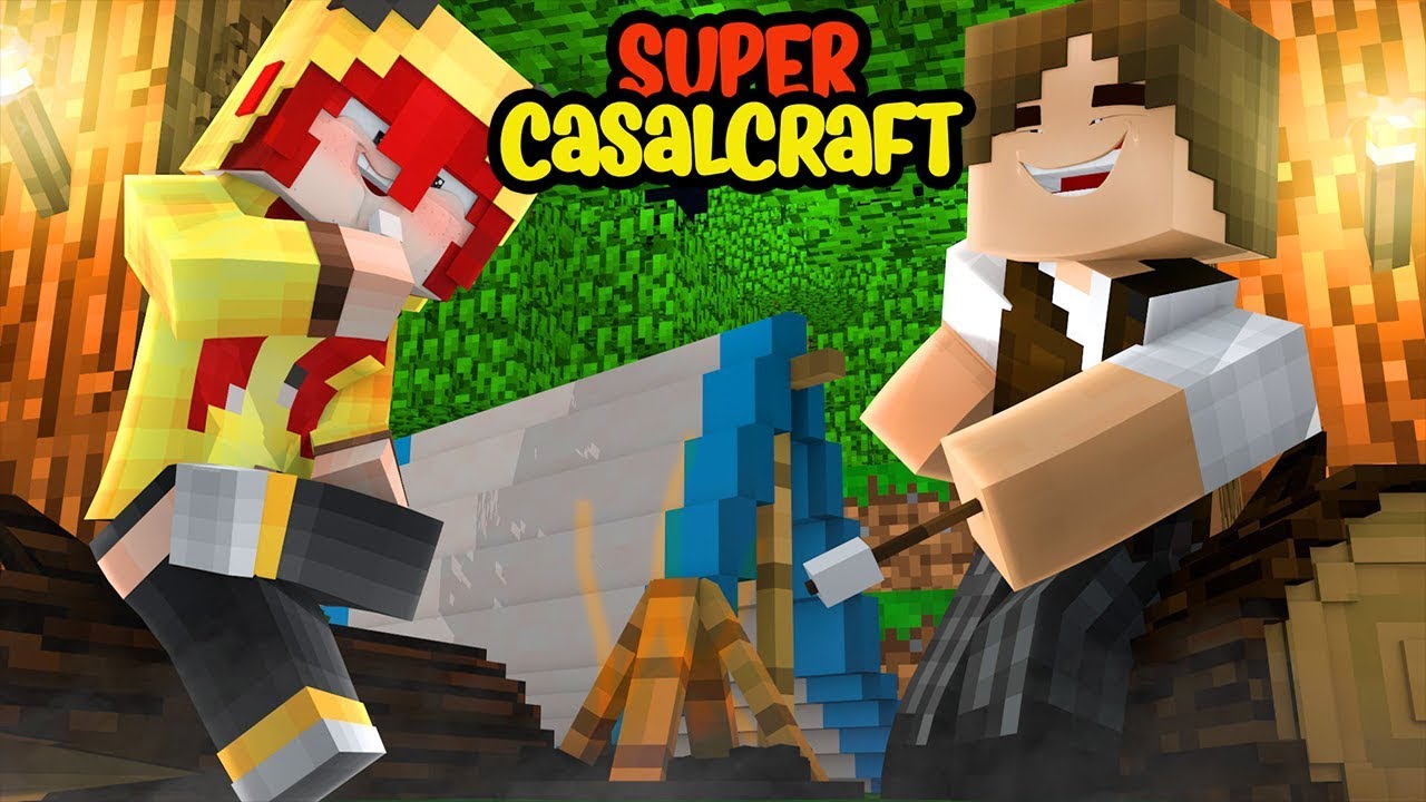 ACAMPAMENTO EM CASAL \o/ | Super CasalCraft #68