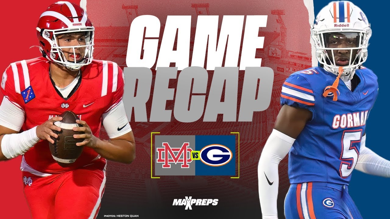 #1 Mater Dei vs #2 Bishop Gorman 🍿 Full Game Highlights 🏈