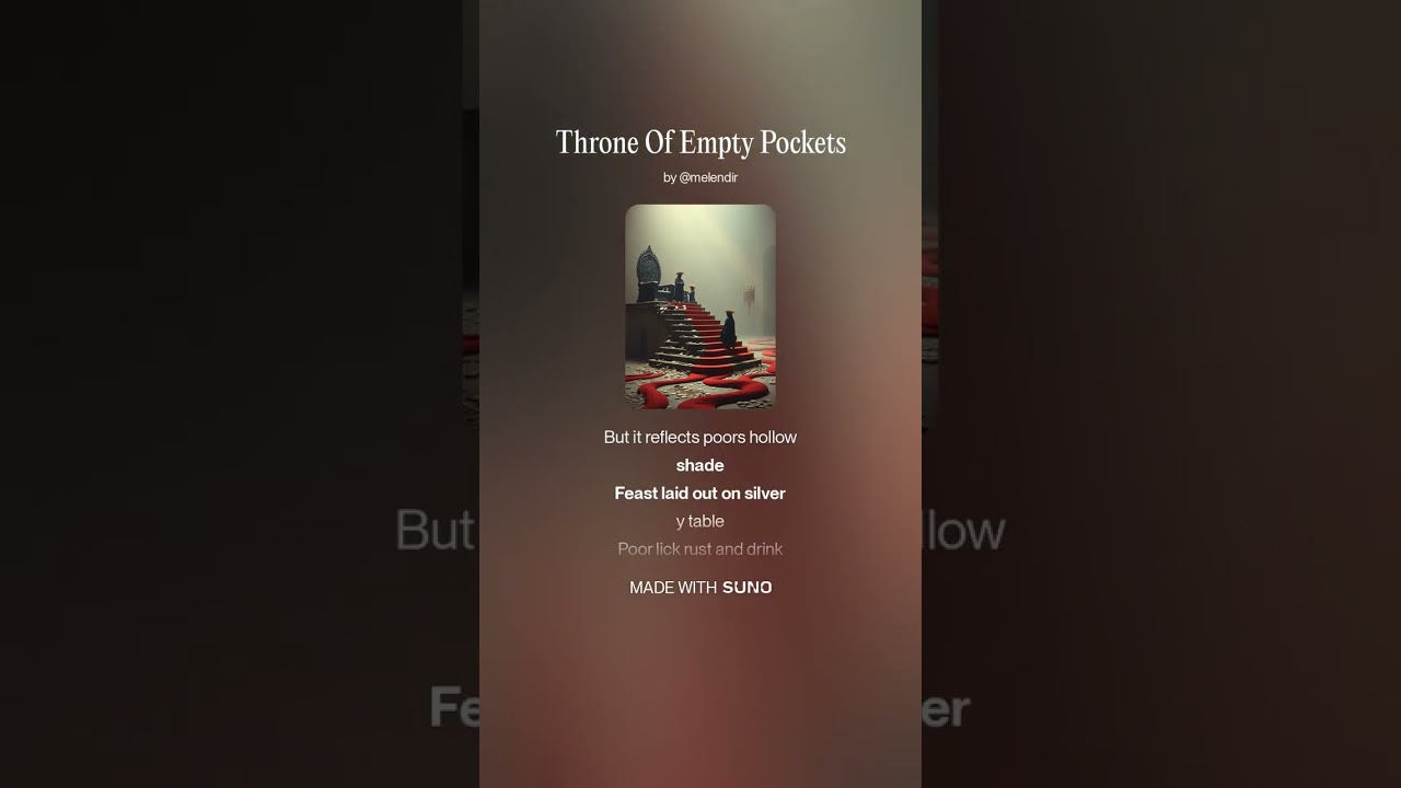 Melendir - Throne Of Empty Pockets