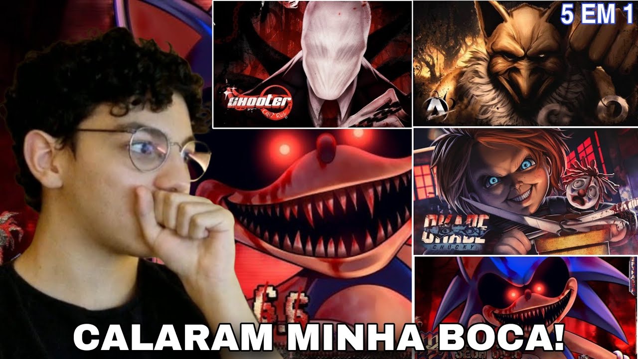 HATER de Musica GEEK reage a DROP URT HALLOWEEN (Sonic, Hypno, Cthulhu, Slenderman, Chucky)