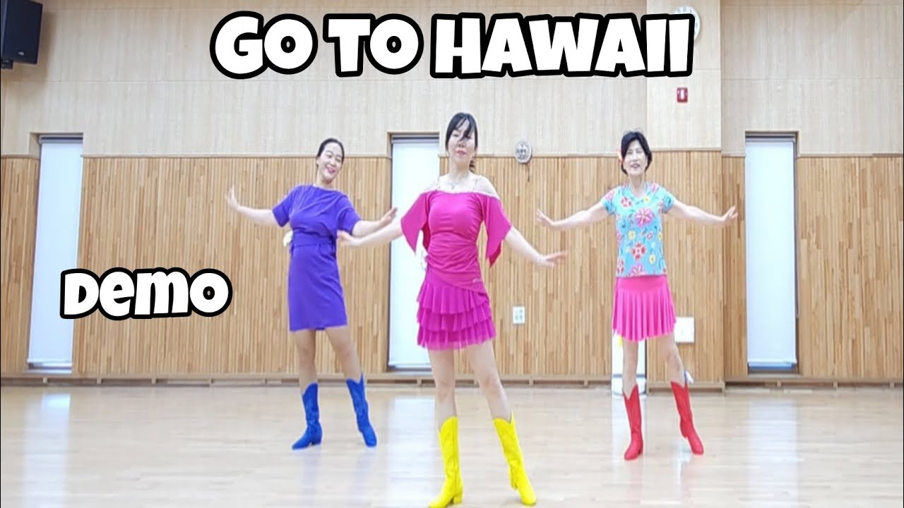 Go to Hawaii - Line Dance (Demo) | Intermediate | Maddison Glover