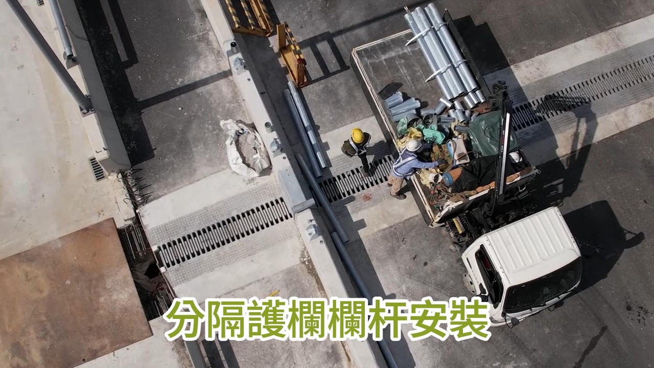 2026.03.16 淡江大橋 八里端靜靜地 行人自行車道打磨塗裝繼續 各項收尾施工 4K