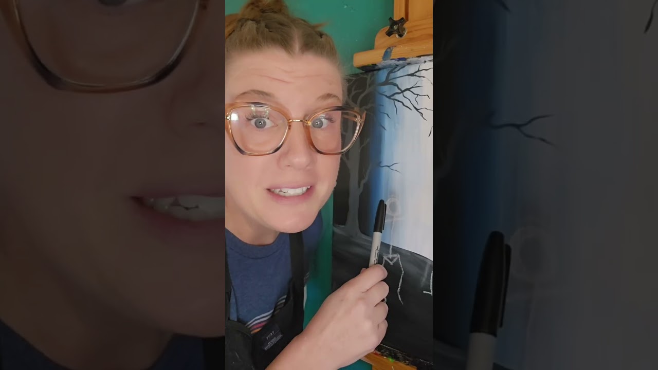 ZOMBIE DANCE PARTY puff puff painting tutorial! 