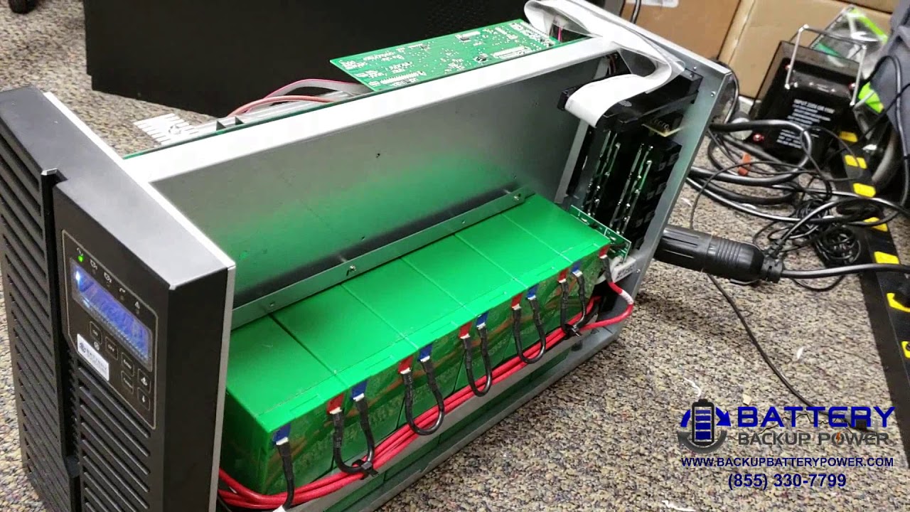 3kVA/2,700 Watt Battery Backup UPS LiFePO4 Battery Upgrade
