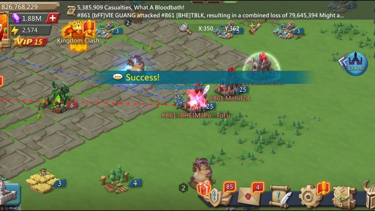 KvK solos only! T5 free kills at the bright fort! Solo trap burned?! Lords Mobile