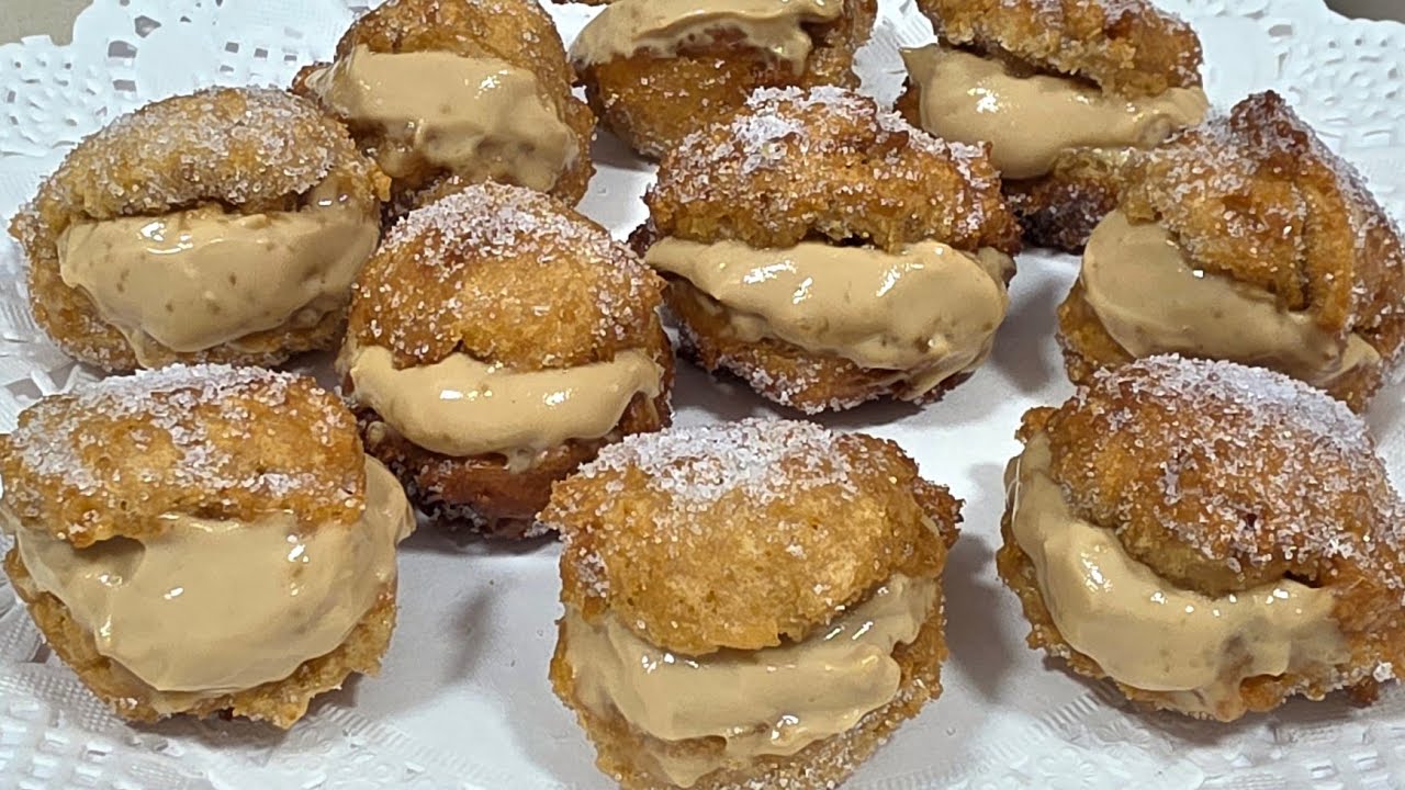  ✌️ CON S&Oacute;LO 2 INGREDIENTES ⏳️ los bu&ntilde;uelos rellenos m&aacute;s r&aacute;pidos //BEATRIZ COCINA 