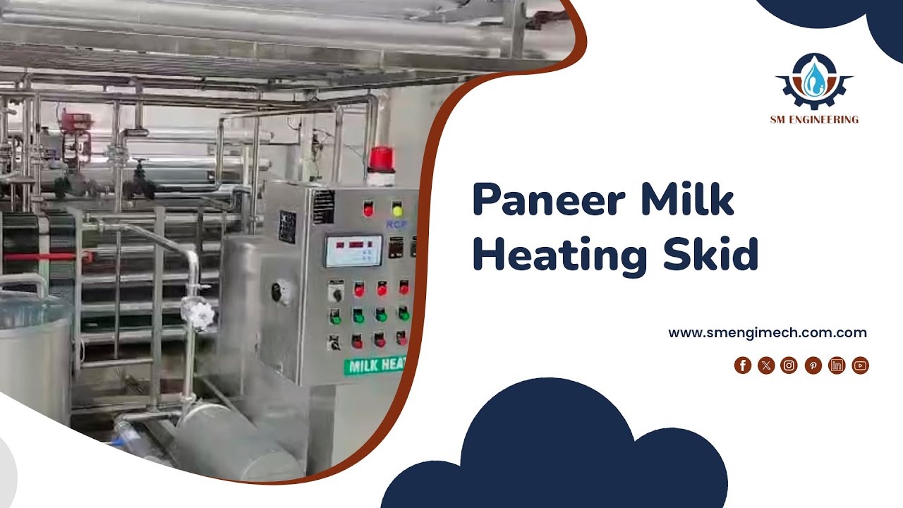 Paneer Milk Heating Skid , Paneer Press Machine Manufacturers | Paneer Processing Plant