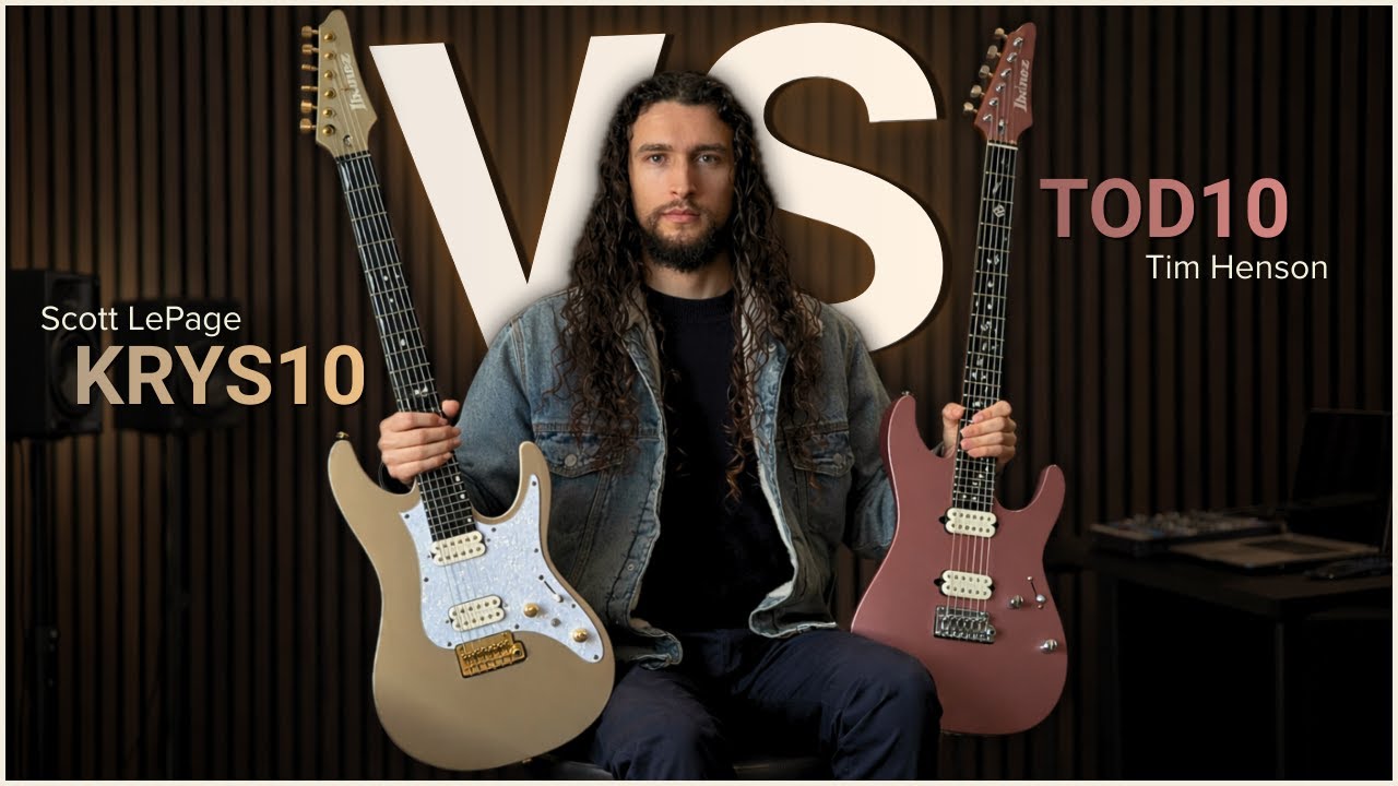 Ibanez TOD10 vs KRYS10 Full Pickup Test | They DON'T Sound the Same