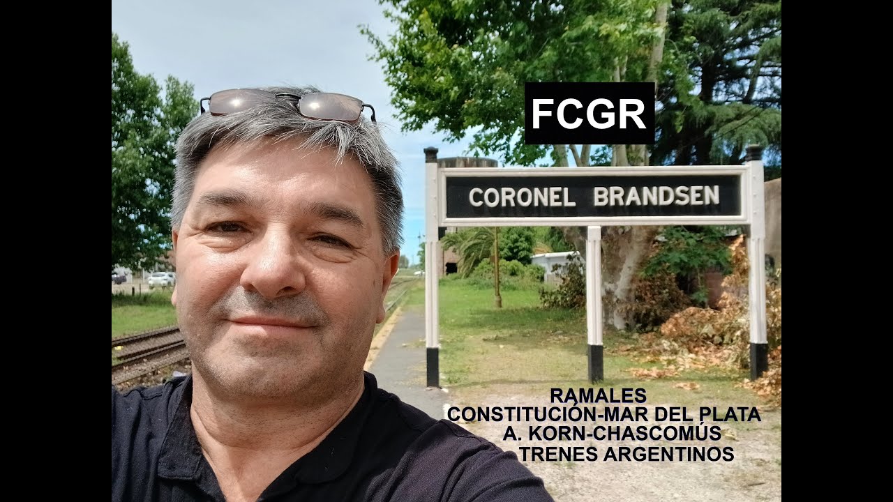Estación Coronel Brandsen FCGR Año 1865 Ramal Constitución a Mar del Plata y A. Korn a Chascomús