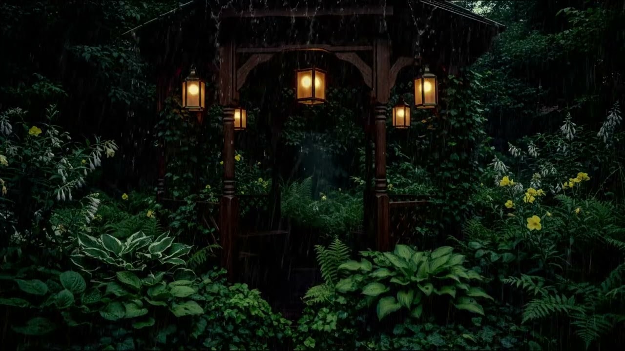 . &ldquo;Cozy Backyard Gazebo in Rain &ndash; Peaceful Night Ambience for Relaxing Sleep&rdquo;