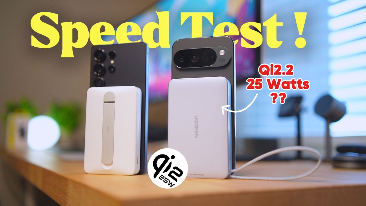 Qi2.2 25 Вт против Qi2 15 Вт | Аккумулятор Ugreen MagFlow 25 Вт Q2.2 MagSafe